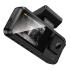 HOCO DV15 Car Dash Camera with Front and Back 720P Video Recorder, 2-inch IPS HD Screen, Three Lens Type, Ultra Wide-Angle Lens, HD Night Vision Loop Recording and Sound Recording - Black